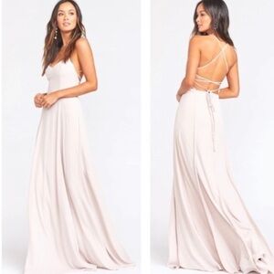 NWT Godshaw Goddess Beige Maxi Boho Dress